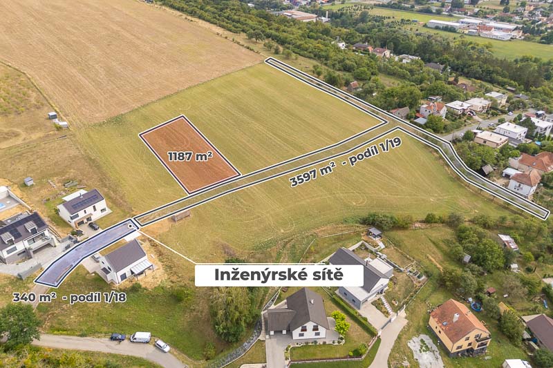 Prodej stavebního pozemku Lužkovice – fotografie nemovitosti