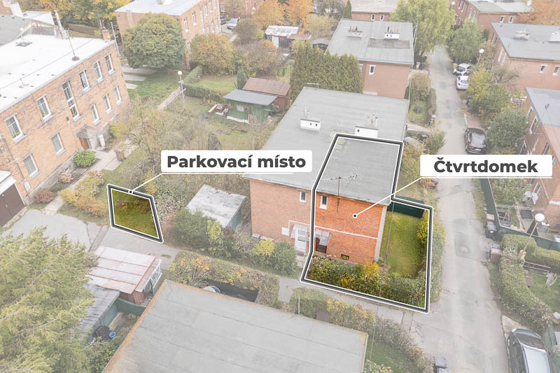 Prodej baťova čtvrt domku Zlín – fotografie nemovitosti
