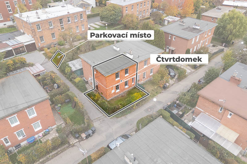 Prodej baťova čtvrt domku Zlín – fotografie nemovitosti